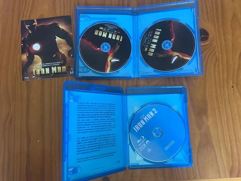 Lote de Blu-ray Iron Man 1 + Iron Man 2 – photo 2
